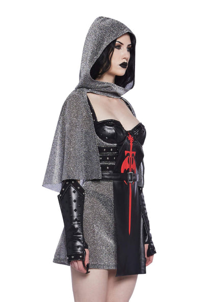 Dolls Kill Medieval Knight Womens Costume - Renaissance Outfit by Trickz N' Treatz - XX-Small