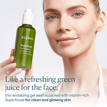 ELEMIS Superfood Facial Wash and ELEMIS Pro-Collagen Marine Cream with SPF 30