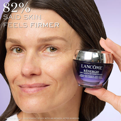 Lancôme Rénergie Lift Multi-Action Anti-Aging Night Cream - Anti-Aging Face Cream, Lifting, Hydrating & Firming Moisturizer, with Hyaluronic Acid - 2.5 Fl. Oz