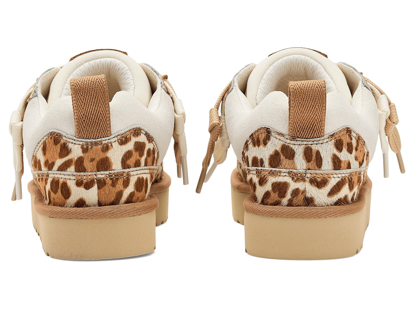 UGG Women's Lo Lowmel Plains Sneaker, Felicity Leopard Jasmine, 5