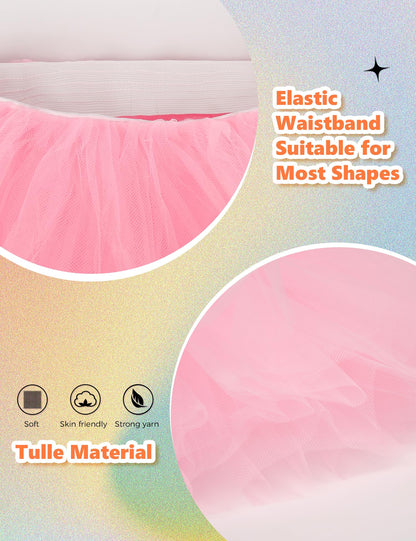 Pink Sissy Tutu -Tulle Skirts 5 Layered  -Tutu Skirts l