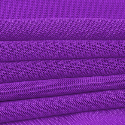 Men’s Mesh Skirt Sexy Sheer Mini Skirt Cross-Dressing Sissy Tulle Lingerie See Through Skirt Nightwear Gay Underwear Purple