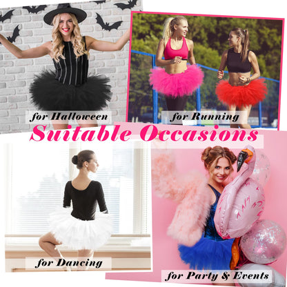 Sissy Crossdressing Tutu Skirts for Women Hot Pink Tutus Neon Pink Plus Size