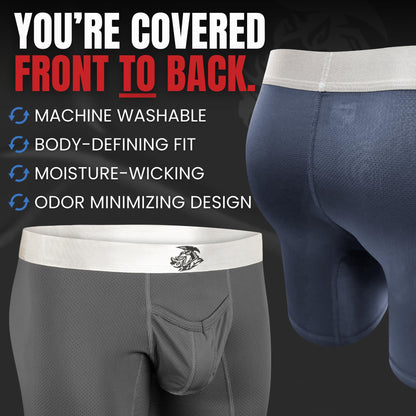 7 Nylon Boxer Briefs V-Fly D Pouch Sm 4pk Blk/Dnm/Gnmtl Gry/Wnbry Mens Boxer Briefs Mens Mesh Underwear With Pouch Horizontal Fly Underwear For Men