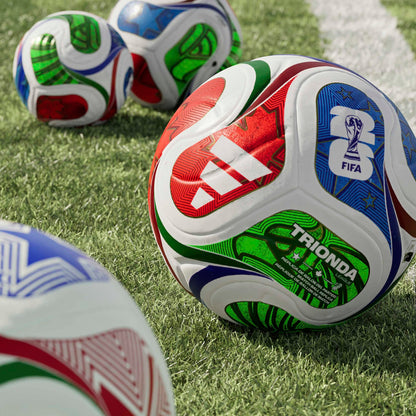 Adidas Unisex-Adult World Cup League Soccer Ball, White/Team Royal Blue/Solar Blue/Power Red, 5