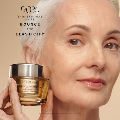 Estée Lauder Revitalizing Supreme+ Youth Power Cream Moisturizer with Hyaluronic Acid & Peptides, Anti Aging, 2.5 oz.
