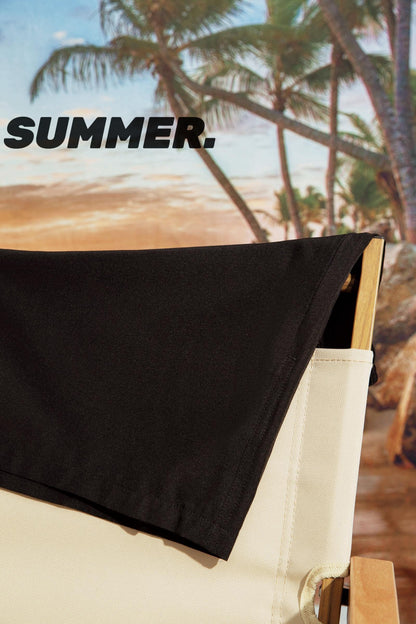 BRISIRA Mens Swim Trunks Swim Shorts Quick Dry 5 inch Inseam Beach Shorts with Compression Liner and Zipper Pocket Black