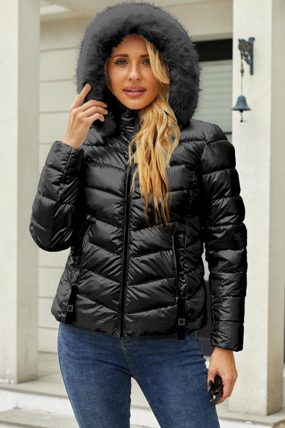 Jackets for Women Winter Coats Shiny Puffer Jacket Womens Lightweight Warm Quilted Jackets