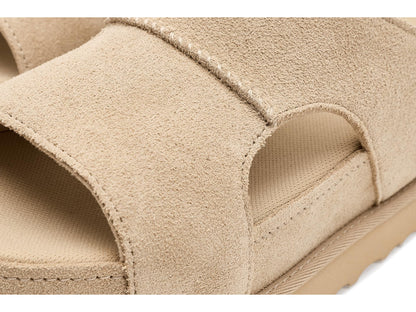 UGG Women's Goldenstar Hi Cutout Slide Sandal, Sand, 8.5
