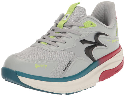 Gravity Defyer g-defy Energiya Cross Training Shoes for Women | Comfortable Orthopedic Shoes for Standing All Day | Patented VersoShock Technology | Wide Toe Box Gray, Blue