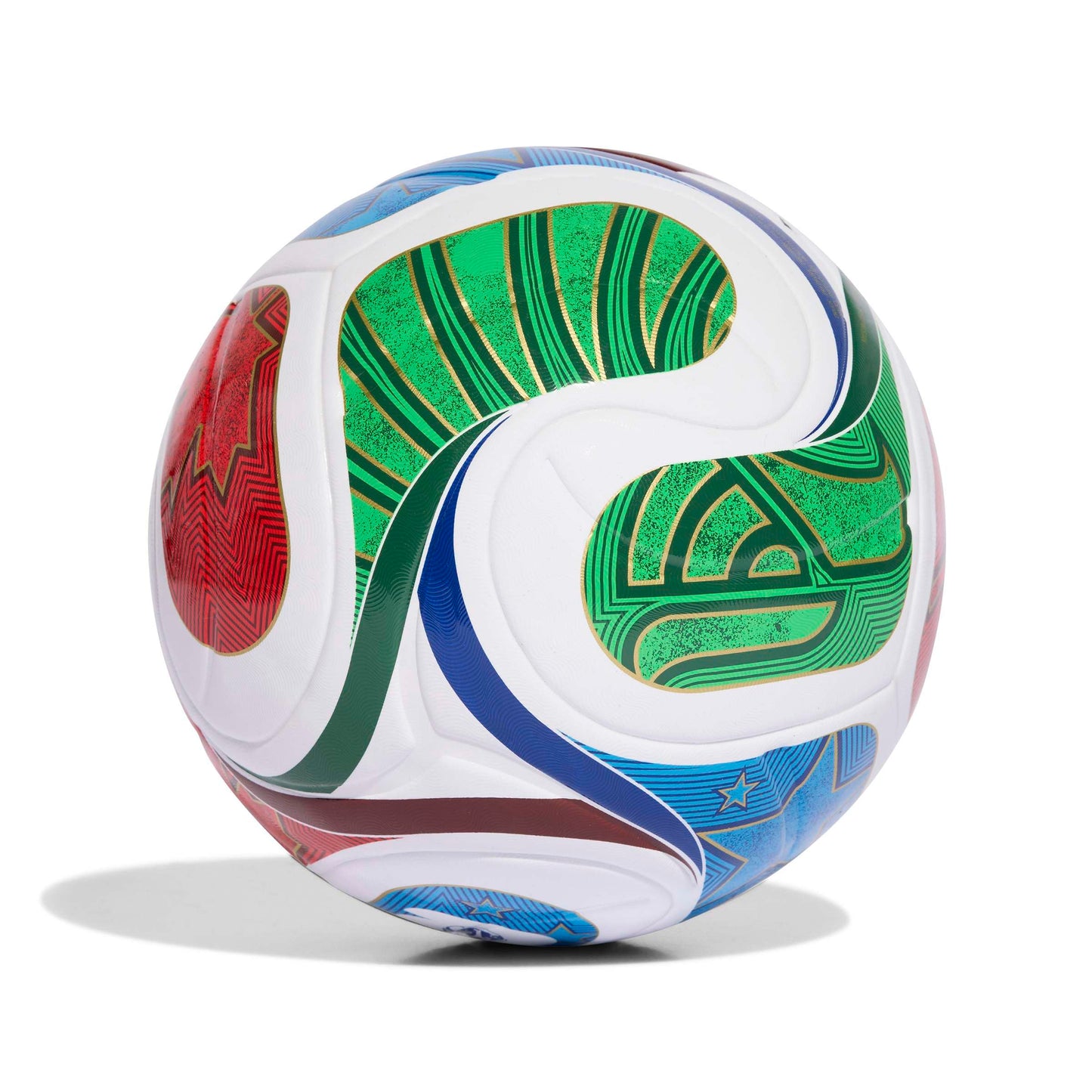 Adidas Unisex-Adult World Cup League Soccer Ball, White/Team Royal Blue/Solar Blue/Power Red, 5