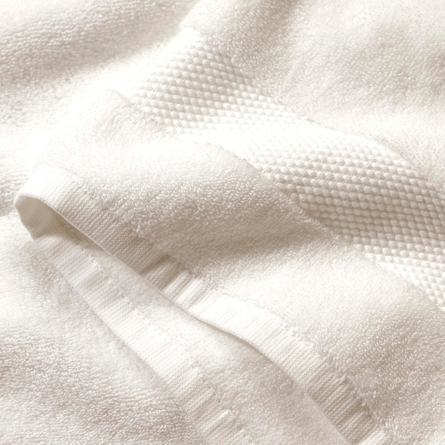 BOLL & BRANCH Plush Bath Sheet Set - White - 6 Piece - Includes 2 Oversized Bath Sheets, 2 Hand Towels & 2 Washcloths - 100% Organic Cotton - Ultra Soft & Luxurious - Quick Absorbing