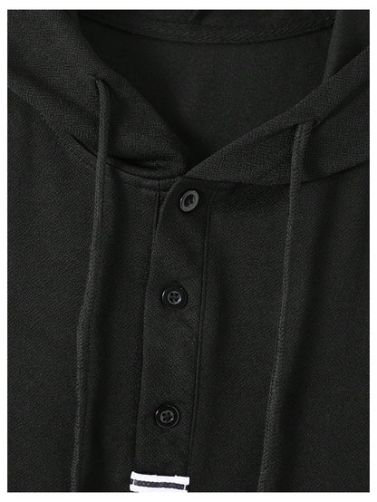 OYOANGLE Men's Sleeveless Workout Hoodie and Shorts Set 2 Piece Outfits Hooded Tank Tops Gym Tracksuit Sweatsuits Black Medium