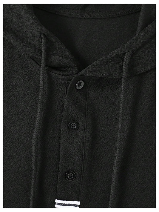 OYOANGLE Men's Sleeveless Workout Hoodie and Shorts Set 2 Piece Outfits Hooded Tank Tops Gym Tracksuit Sweatsuits Black Medium