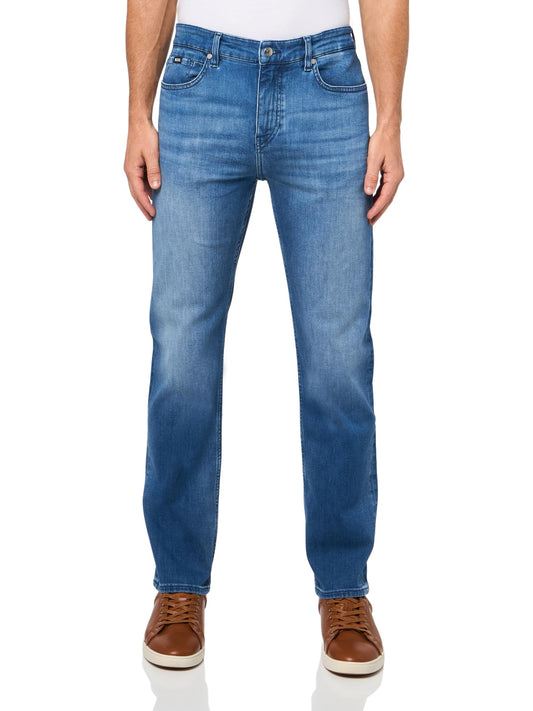 BOSS, H-Delaware Slim Fit Denim Jeans, Medium Blue, 32 32