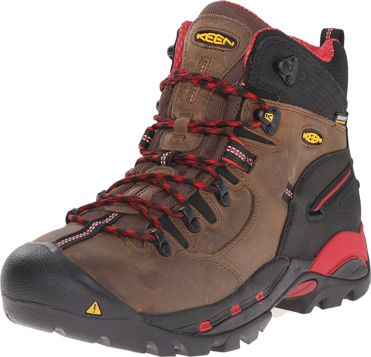 KEEN Utility Pittsburgh (Steel Toe) Bison/Red 10.5 D (M)