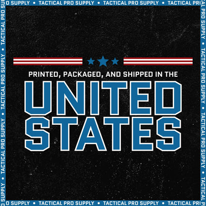 Tactical Pro Supply Patriotic Heavyweight Pullover Hoodie for Men and Women, Waving Flag Hoodie - XL