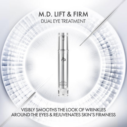 AP Beauty (by AMOREPACIFIC) M.D. Lift & Firm Dual Eye Treatment 15 mL/0.50 fl. oz., Advanced Firming Eye Cream, Reduces Puffiness, Dark Circles, Wrinkles, Luxury Skincare