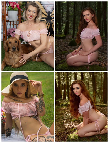 Sissiy Feminization Bra  Set- Sexy Babydoll Lingerie