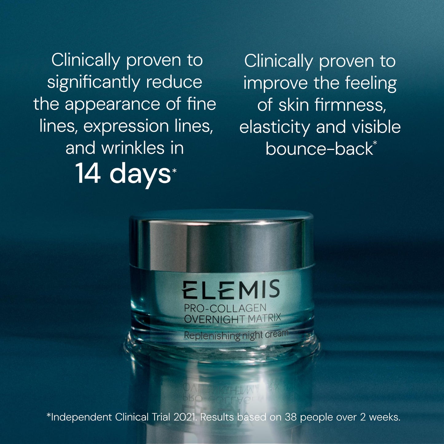 ELEMIS Pro-Collagen Overnight Matrix 50ml, Anti-Aging Night Cream To Firm, Smooth & Replenish Skin