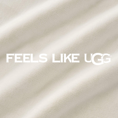 UGG Coco Plush Fleece Throw Blanket – Soft & Cozy Blanket for Couch, Bed & Sofa, Perfect for Home Decor, House Warming Gifts or Luxurious Birthday Gifts for Women, 50" x 70", Off-White Snow