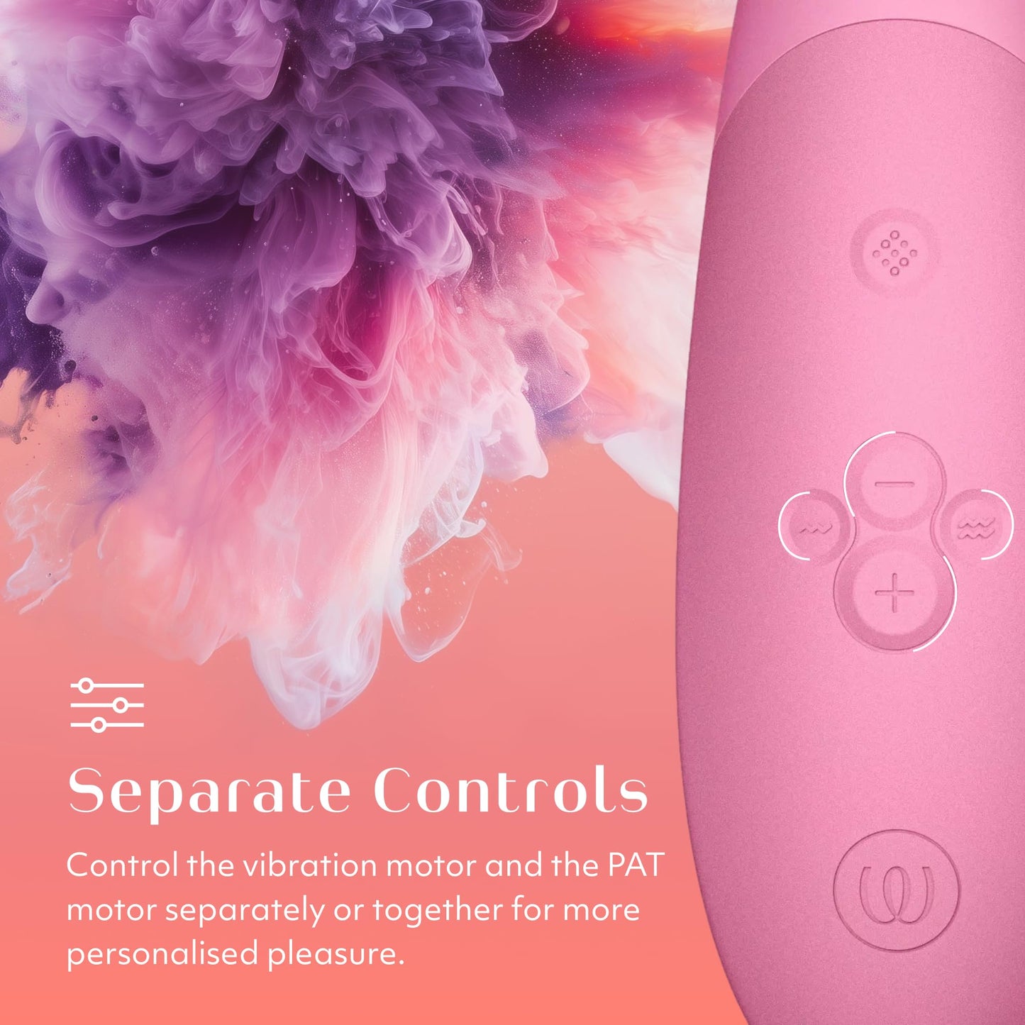 Womanizer Enhance 2 in 1 Air Massage Adult Toys & Clitoris Vibrator for Women | Clit Sucker Personal Massagers | Clitoral Stimulator Vibration Sex Toys | Couples Sexual Pleasure Tools | Light Pink