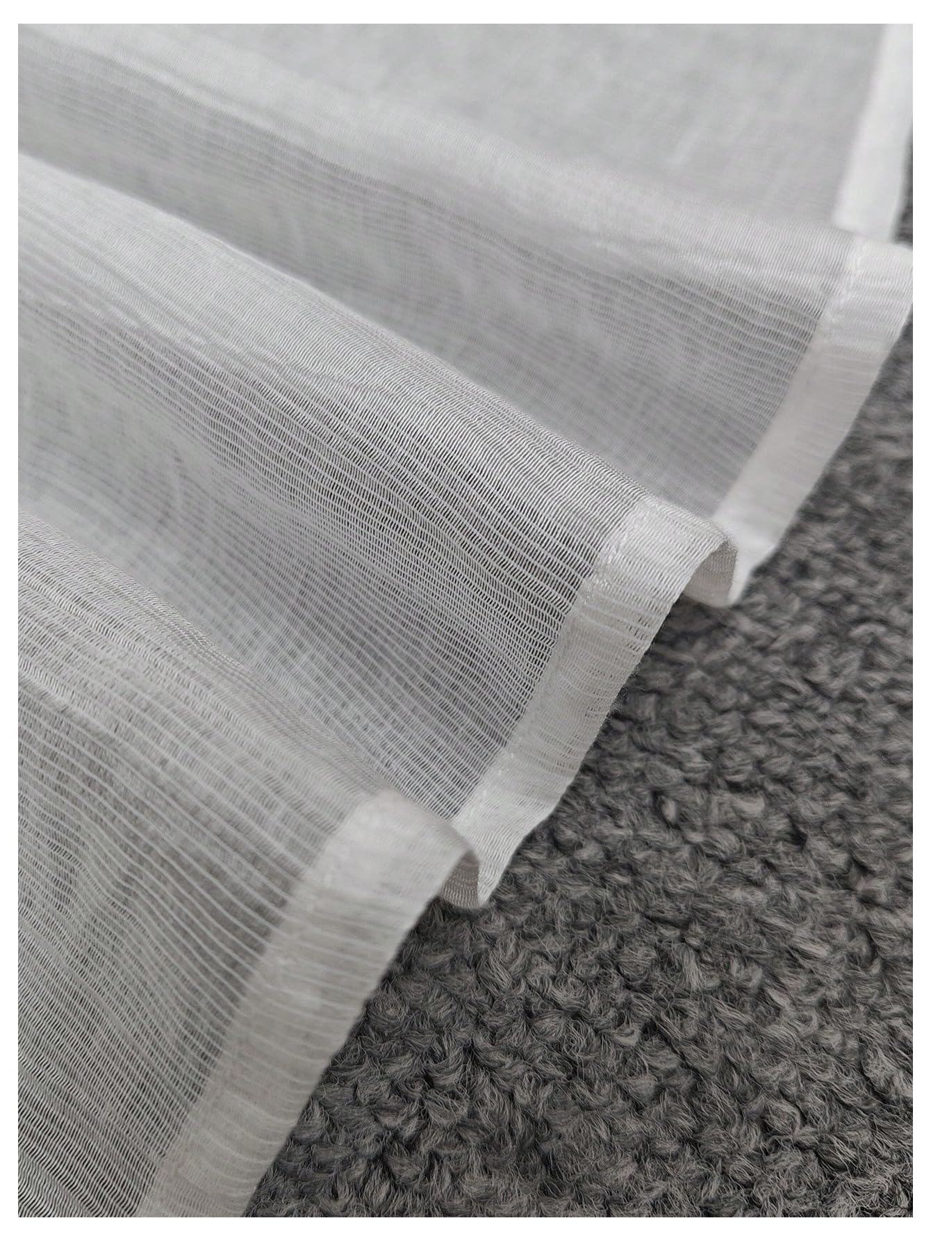 OYOANGLE Men's Mesh Sheer Button Down Shirts Long Sleeve Fitted Party Club Shirt Top White Medium