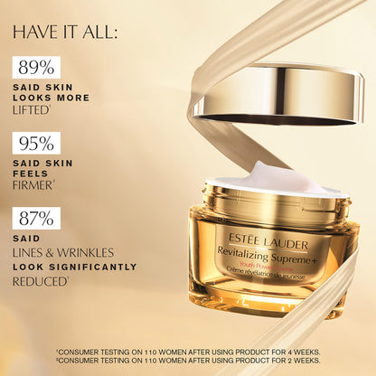 Estée Lauder Revitalizing Supreme+ Youth Power Cream Moisturizer with Hyaluronic Acid & Peptides, Anti Aging, 2.5 oz.