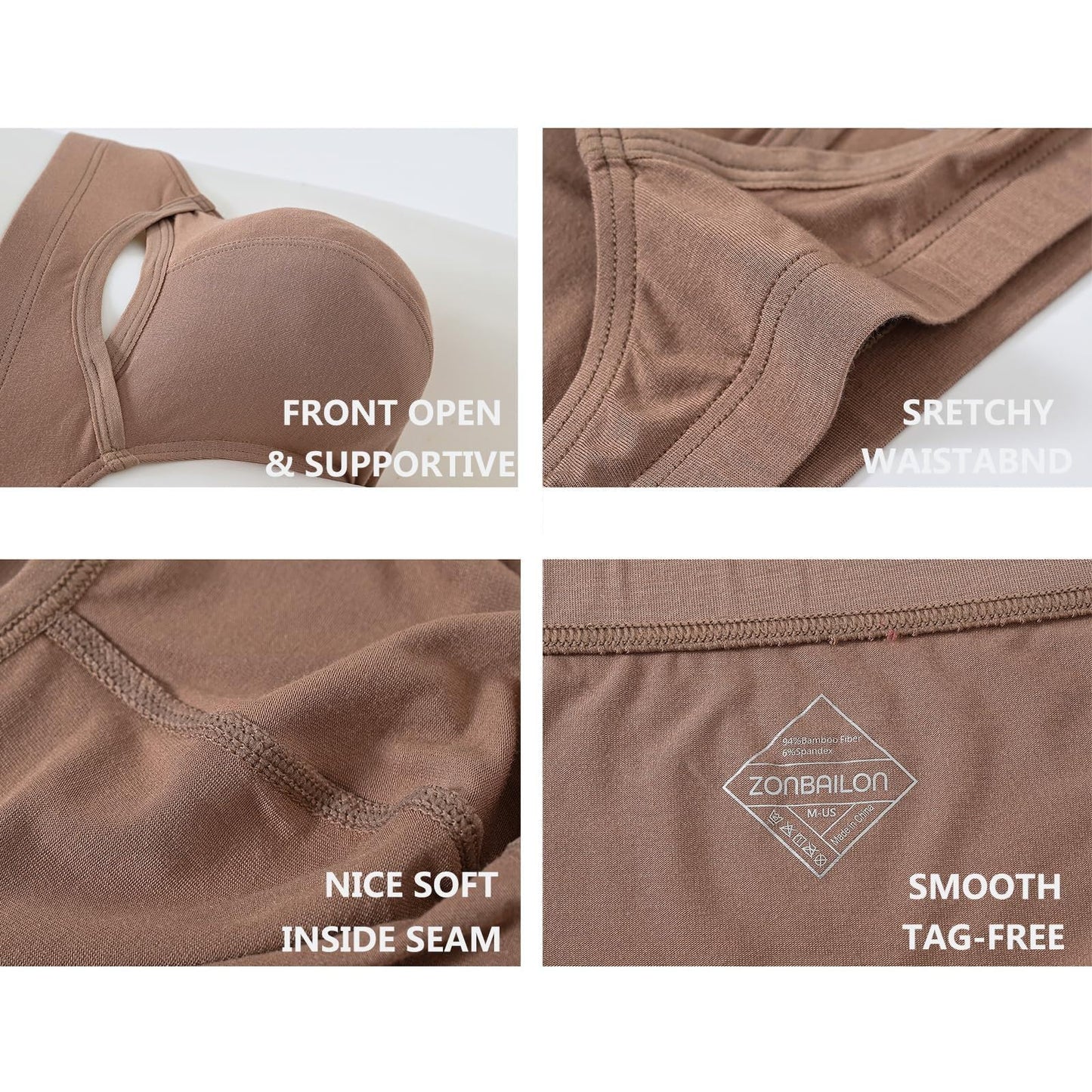 Sexy Underwear for Men Bikini Briefs Pouch Low Rise Bamboo Viscose Panties