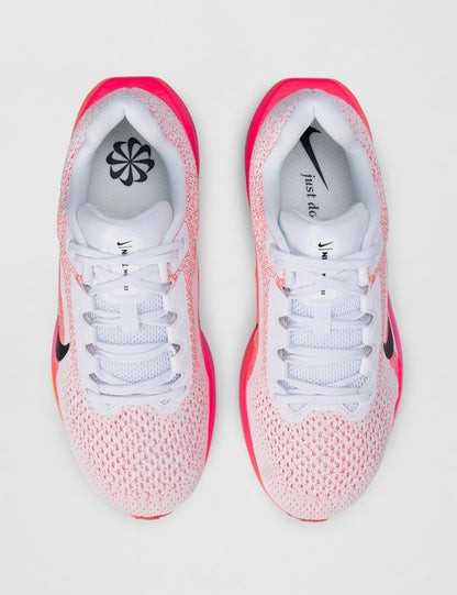 Nike Women's Winflo 11 Road Running Shoes, White/Black-Hyper Pink-Bright Crimson, 7