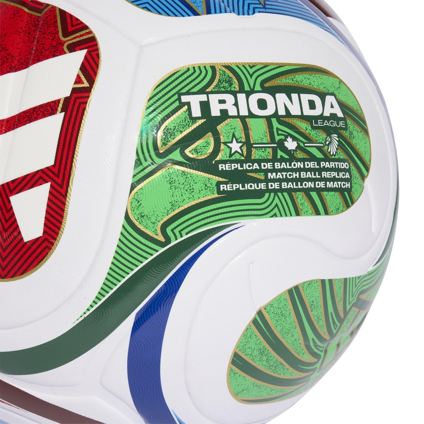 Adidas Unisex-Adult World Cup League Soccer Ball, White/Team Royal Blue/Solar Blue/Power Red, 5