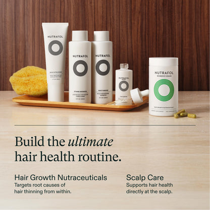 Nutrafol Shampoo, Cleanse and Hydrate Hair and Scalp, Improves Hair Volume, Strength and Texture, Physician-formulated for Thinning Hair, Color Safe, Sulfate Free - 8.1 Fl Oz Bottle