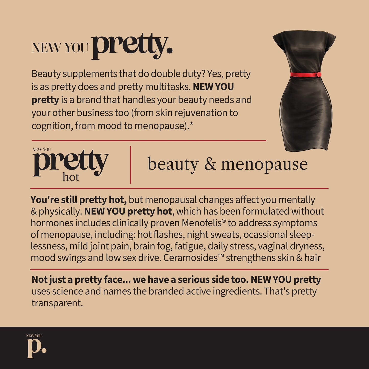 Hot- Hormone-Free Menopause & Beauty Support Supplement 30 Capsules