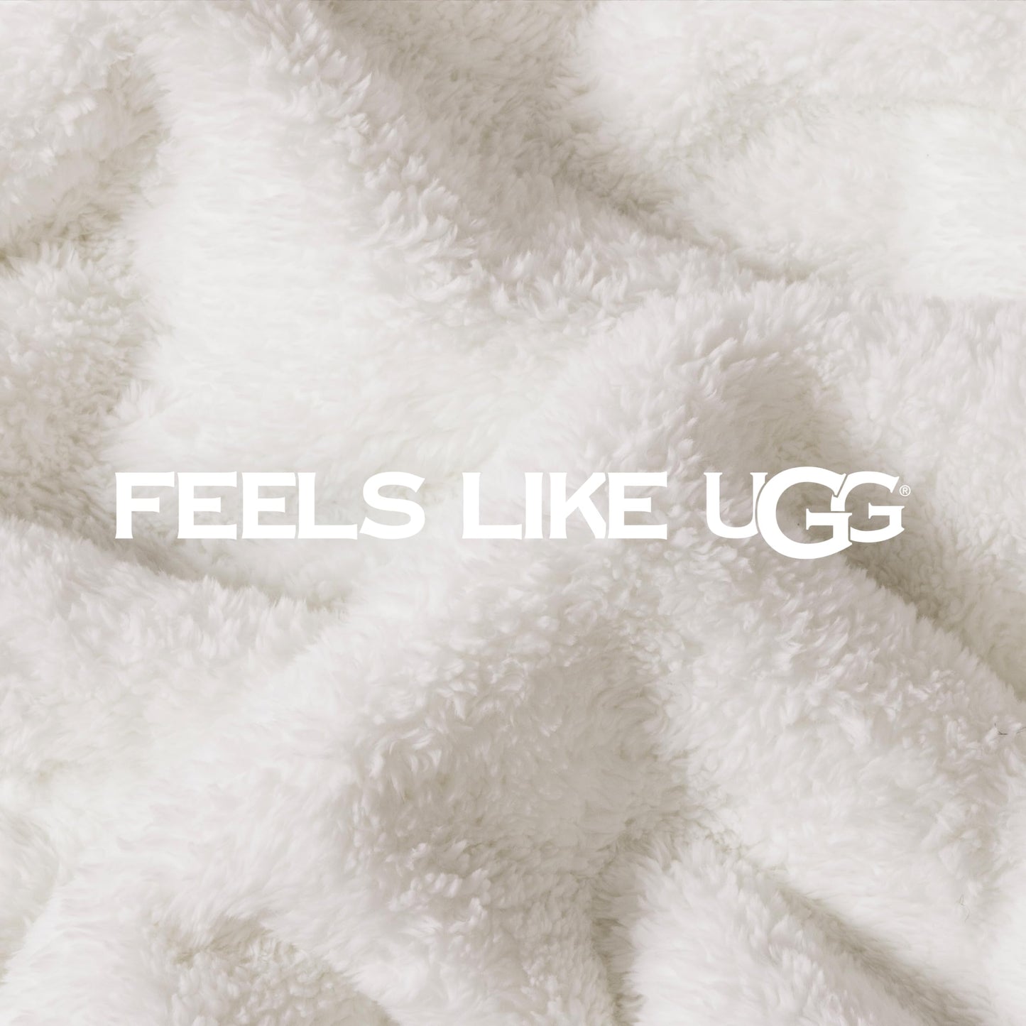 UGG Whitecap Plush Throw Blanket for Couch, Fleece Soft Fuzzy Throw Blankets for Bed, Luxury Home Decor, Apartment Essentials, 50-inch x 70-inch, White Snow