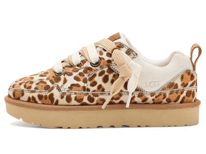 UGG Women's Lo Lowmel Plains Sneaker, Felicity Leopard Jasmine, 5