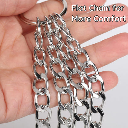 RTeczSolve Men's Chest Belt Chain Costume Fashion Male Goth Shirt Festival Outfit Shoulder Belt Mens Rave Outfit for Festival Party Rave Halloween Cosplay (Silver)