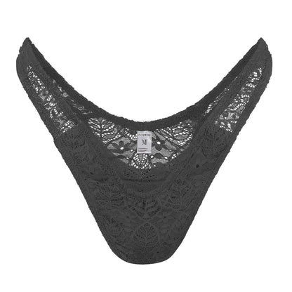 QOYDOY Crossdressing Hiding Gaff Panties Lace Transgender Tucking Shaping Brief Soft Breathable (Black XXS)