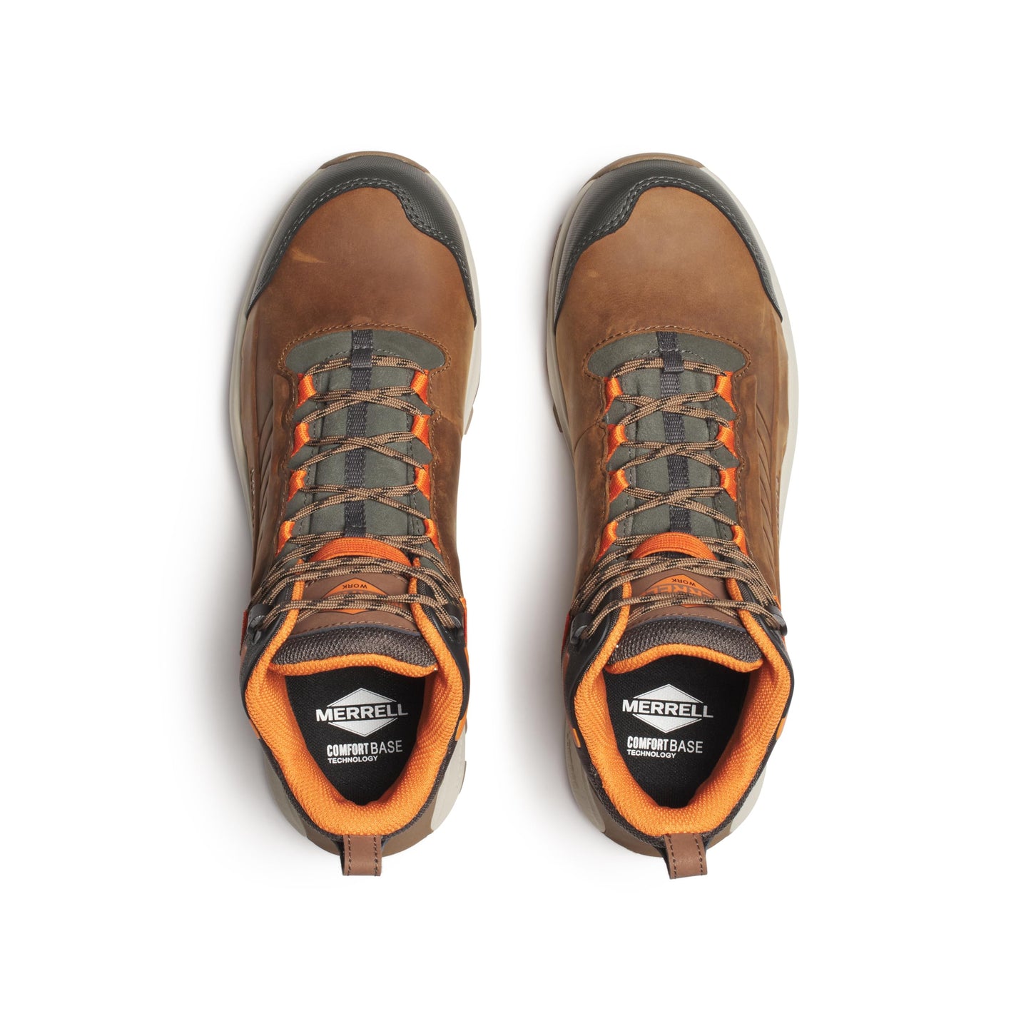 Merrell Men's Moab Speed 2 Mid Waterproof Carbon Fiber Work Construction Boot, Light Brown, 13 Wide