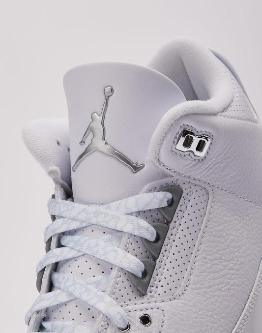 Air Jordan 3 Retro 'White/Metallic Silver'