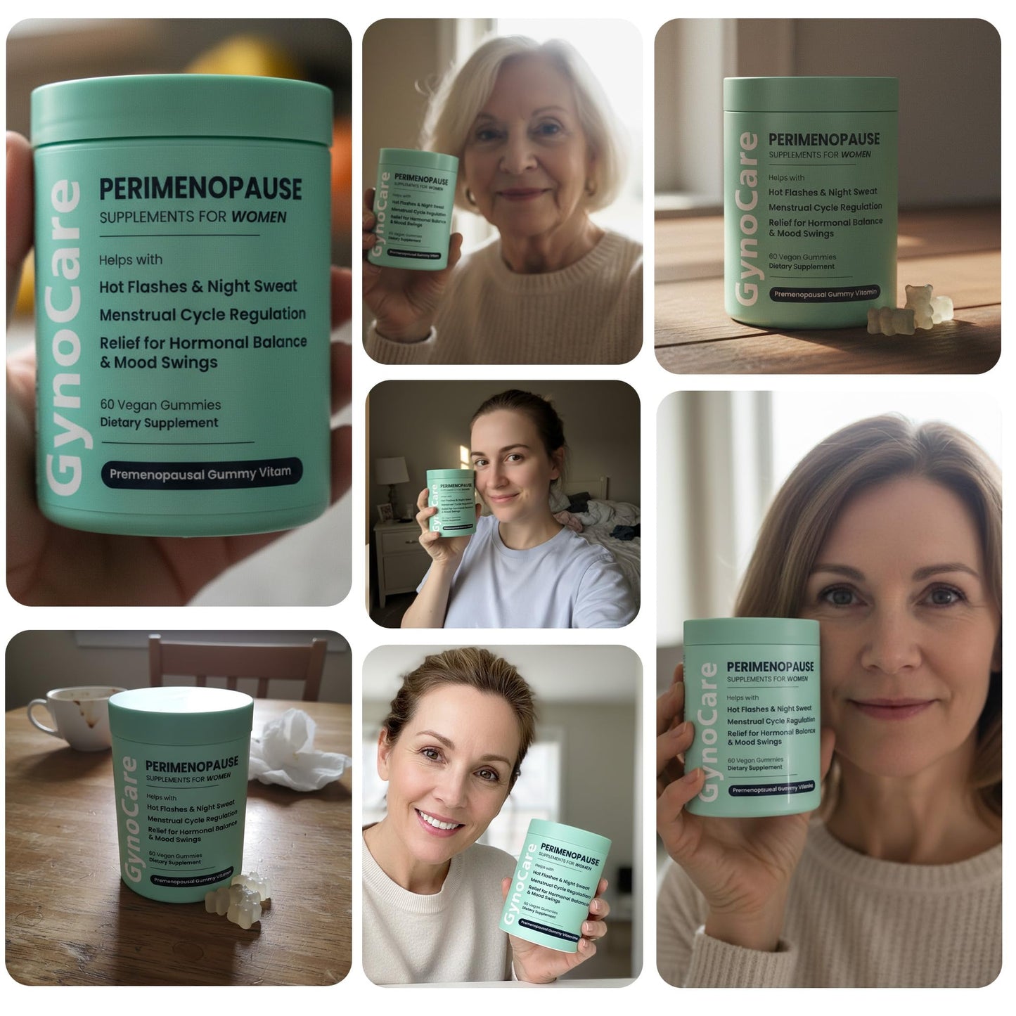 Perimenopause Supplements Women for Hormonal Balance & Mood Swings Relief