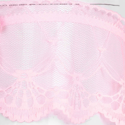 Men's Sissy Pouch Panties Lace Skirted Bikini Briefs Underwear Crossdressing Underpants (US, Alpha, One Size, Regular, Regular, Pink)
