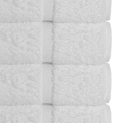 Chakir Turkish Linens | Hotel & Spa Quality 100% Cotton Premium Turkish Towels | Soft & Absorbent (4-Piece Bath Towels, White)