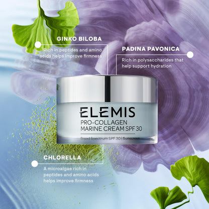 ELEMIS Superfood Facial Wash and ELEMIS Pro-Collagen Marine Cream with SPF 30