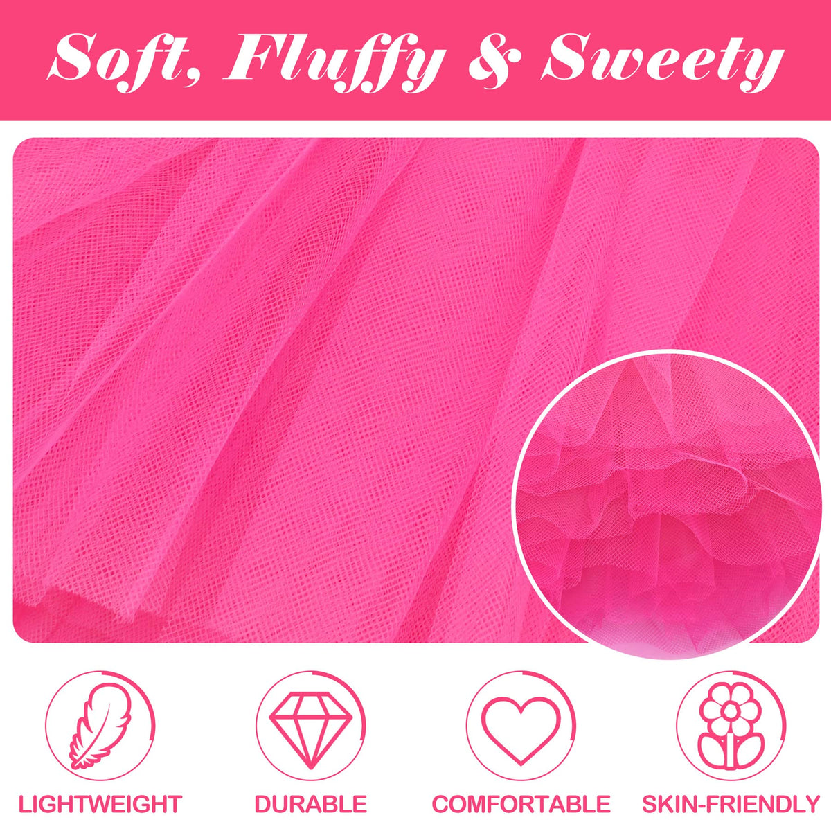Sissy Crossdressing Tutu Skirts for Women Hot Pink Tutus Neon Pink Plus Size