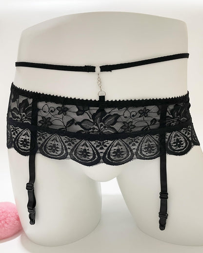 Men's Sissy Skirted Thong Panties -Underwear with Gaters Belt – BEST WEAR -  See Through Shirts - Sheer Nylon Tops - Second Skin - Transparent Pantyhose  - Tights - Plus Size