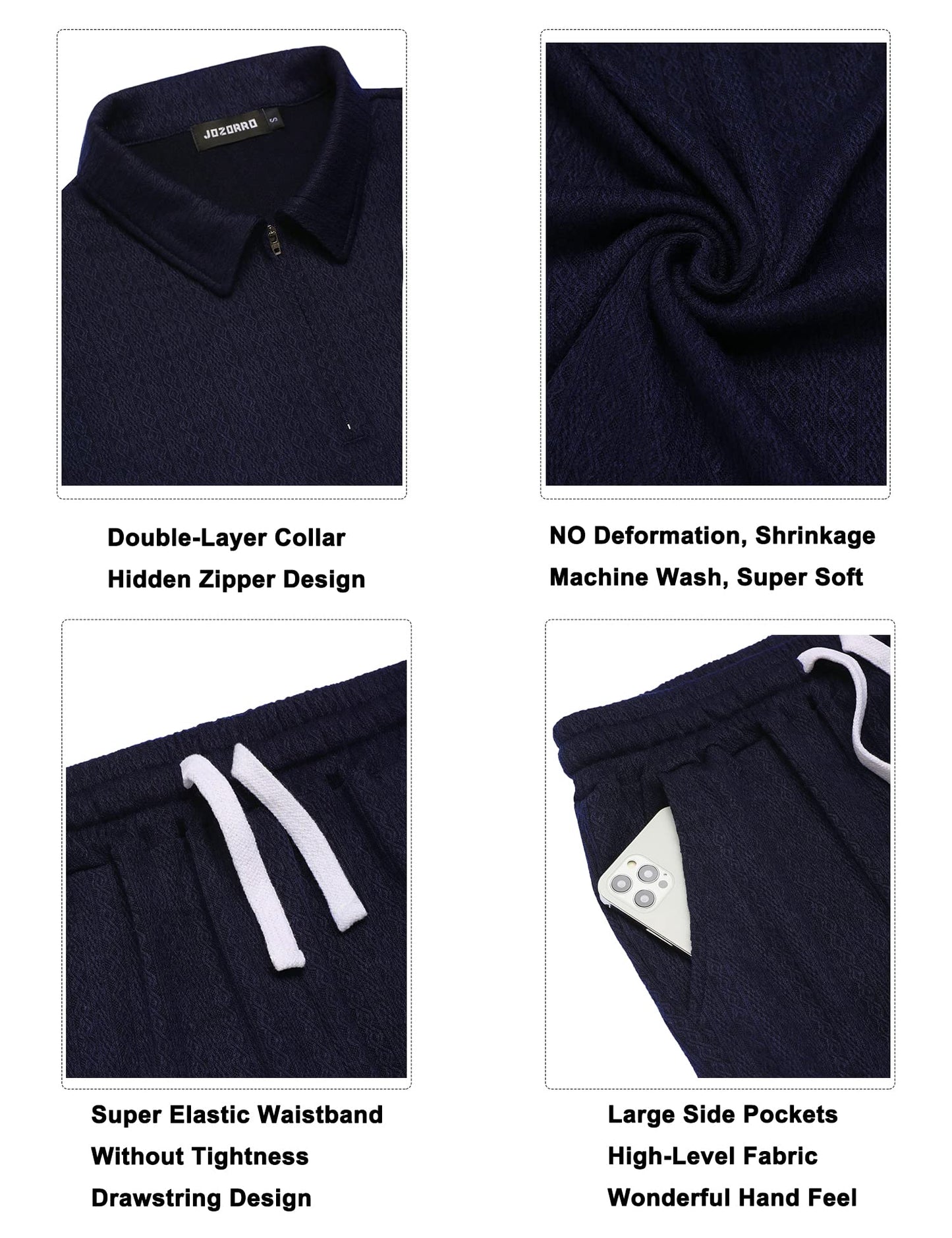 JoZorro Mens Romper for Men Rompers Men's Cute Jumpsuit Adults Male s, Navy Blue, X-Large