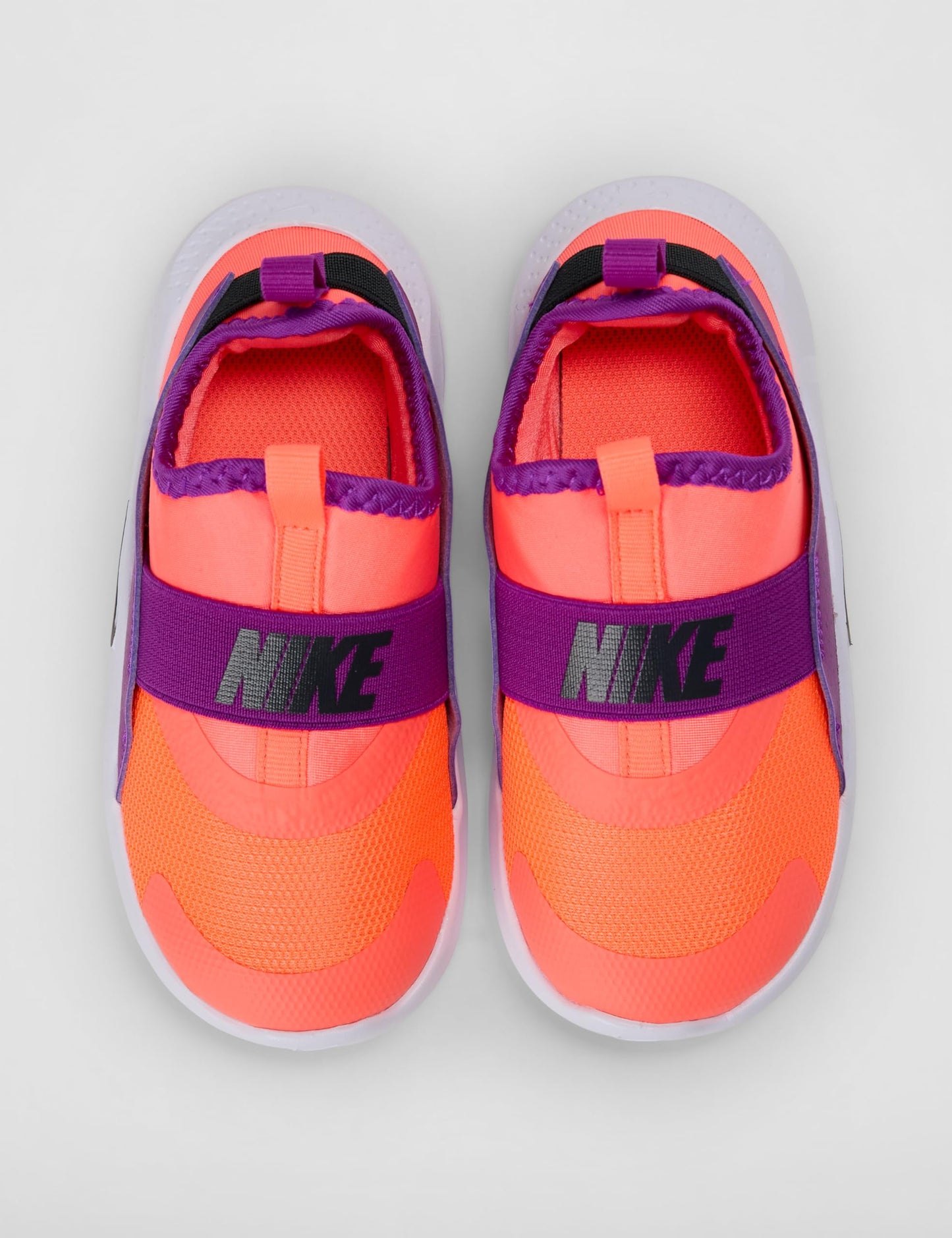 Nike Big Kid's Flex Runner 4 Running Shoe, Bright Mango/Anthracite-Vivid Purple, 5Y