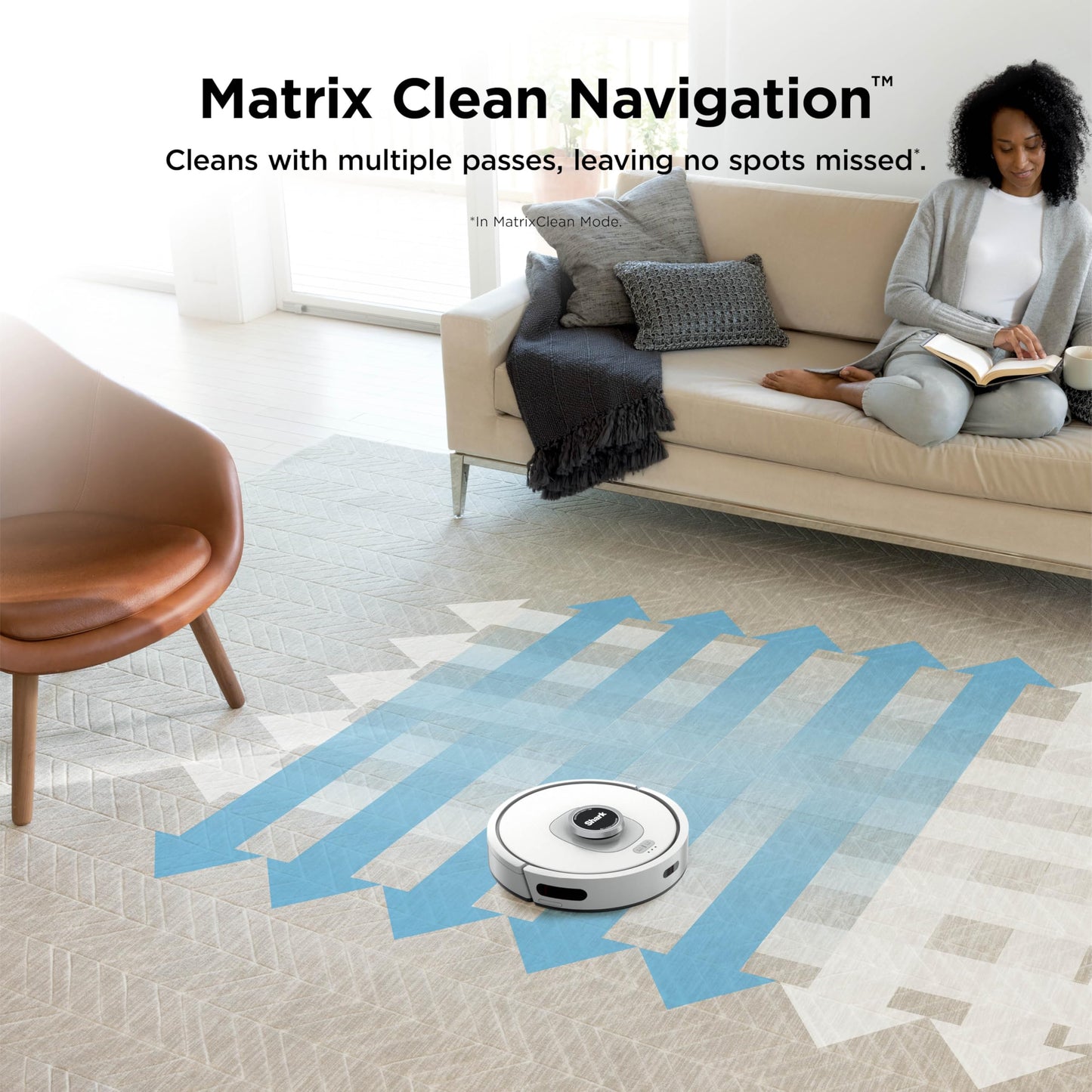 Shark AI Ultra Voice Control Robot Vacuum with Matrix Clean Navigation, Home Mapping, 60-Day Capacity, XL Self-Empty Base for Homes with Pets, Carpet & Hard Floors, Cool Grey