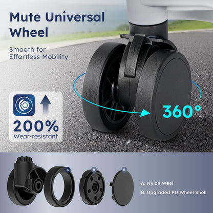 ALPHA CAMP Checked 28 Inch Luggage, Thickened Aluminum Frame Luggage with TSA Spinner Wheels, 3-Layer PC Hard Shell Zipperless Lightweight Travel Suitcase, TypeC USB Charging Port, Cup Holder