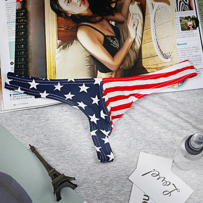 Men's USA American Flag - G-String Sexy Underwear